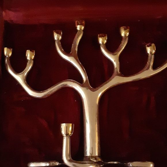 Menorah c. by Sandra Kravitz Original Presented by Rosenthal Judaica Collection - Picture 8 of 16